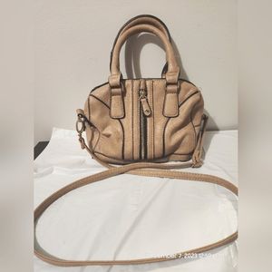 Small under one sky tan bag